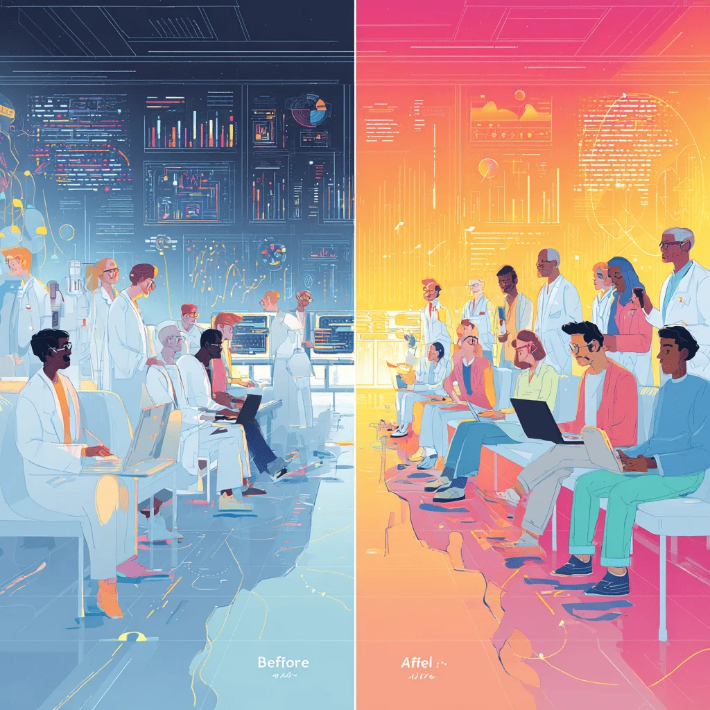 Before and after AI: democratization of data analysis from technical specialists to business users