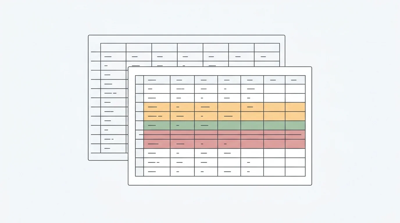How to Compare Two Excel Files and Highlight the Differences
