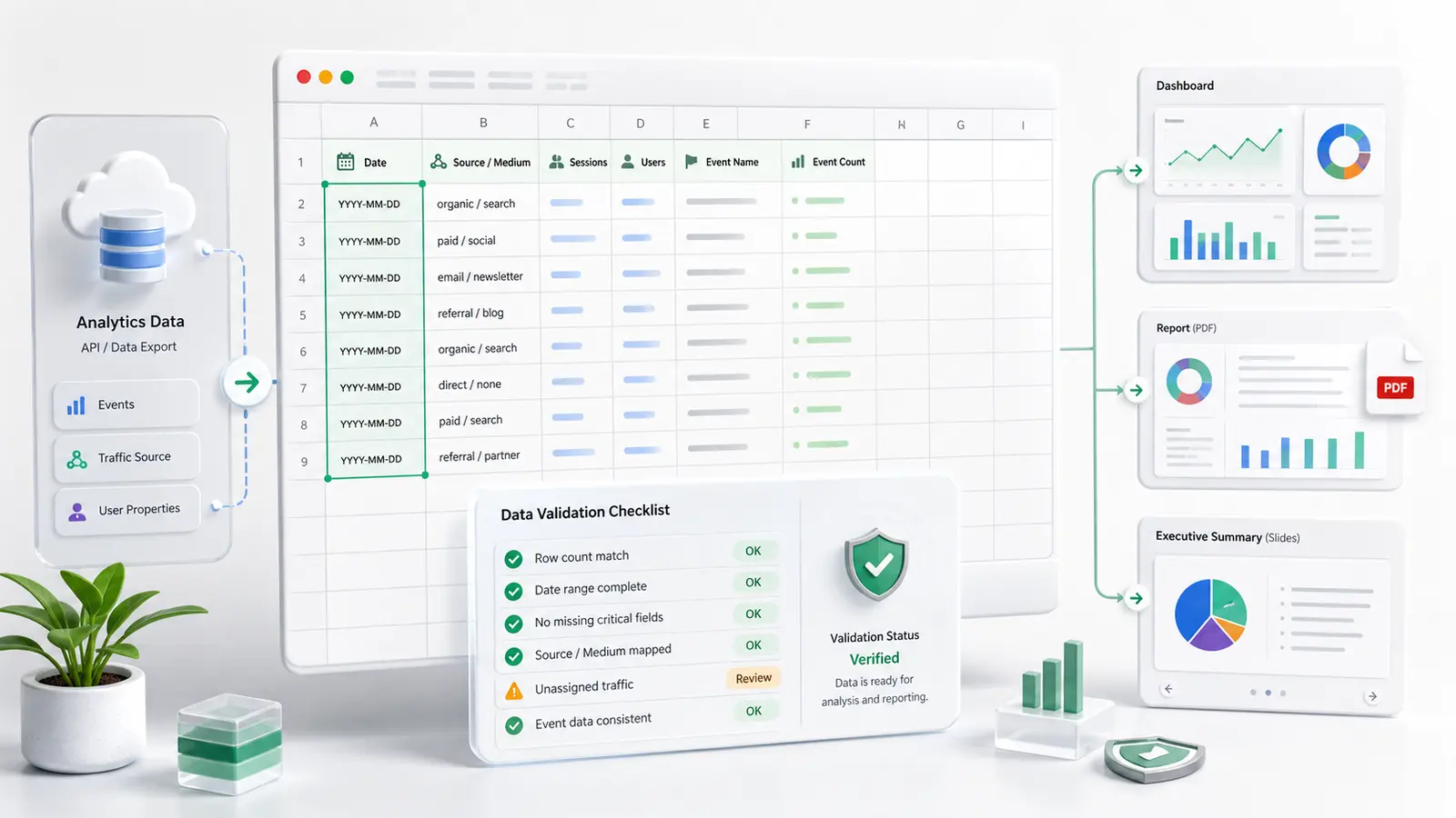 GA4 to Excel Export: Bypass UI Limits and Analyze More Safely